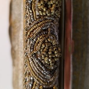 VINTAGE BEADED BAG MADE IN FRANCE STAMPED INSIDE